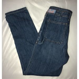 Pilcro and the Letterpress High-Rise Patchwork Slim Boyfriend Jeans Size 26